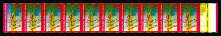 Stamp of France » Émissions à partir de 1900 1999, Bande de 10 horizontale Vive les vacances Y&T