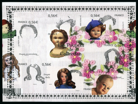 Stamp of France » Émissions à partir de 1900 2009, Bloc Poupées de collection Y&T n°4394/4399
