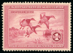 Stamp of Large Lots and Collections USA: 1934-82, Mint collection of Duck stamps on 5 pages