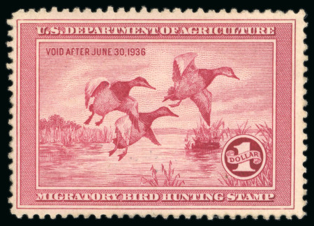 Stamp of Large Lots and Collections USA: 1934-82, Mint collection of Duck stamps on 5 pages