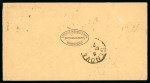 Stamp of Uruguay 1879 (Nov 3) Envelope to Italy with 1877-79 5c pair, underpaid with Italian 1L and 30c postage dues on arrival 