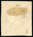 Stamp of Greece » Large Hermes Heads » 1876 New Values - Athens print 30L Bown on sepia yellowish paper, used, large to very