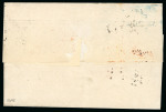 Stamp of France » Emission de Bordeaux 1870 1871, Lettre pour Buenos Aires (Argentine) par voie