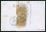 Stamp of France » Emission de Bordeaux 1870 1871, Lettre imprimée affranchissement double port