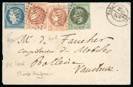 Stamp of France » Collections 1849-1871, Collection de l'Émission de Bordeaux avec