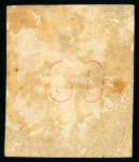 Stamp of Greece » Large Hermes Heads » 1862-67 2nd Athens print 80L Cherry-red, unused, touched to very close margins,