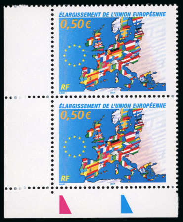 Stamp of France » Émissions à partir de 1900 2004, Lot de 4 variétés en paire, légende "La Poste