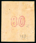 Stamp of Greece » Large Hermes Heads » 1868-69 Cleaned plates 80L Rose-carmine, mint, large even margins, very fine