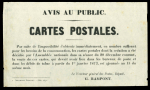 Stamp of France » Emission Cérès 1871-72 1873, Incroyable lot composé de la Carte Postale Officielle