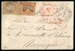 Stamp of France » Guerre de 1870-1871 ÉTATS-UNIS, 1870, Carte postale mention manuscrite