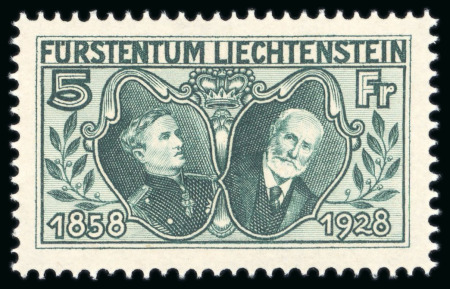 Stamp of Large Lots and Collections Liechtenstein: 1912-65 Mint collection in a GBE printed album, practically complete with vast majority mint n.h.