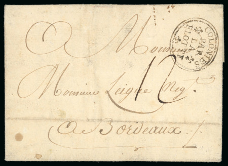 Stamp of Colonies françaises 1769, Lettre de Port-Louis (Maurice - Mauritius) du