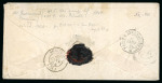Stamp of France » Présidence de 1852 1854, Lettre pour Saint-Mihiel (Meuse) affranchissement