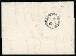Stamp of Italian States » Sicily 1859, 1 gr. bruno ruggine intenso, I tavola, recante il ritocco n. 5, ed 1 gr. verde oliva chiaro, III tavola, (appena sfiorato in piccola parte basso a destra), 