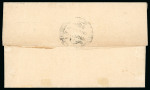 Stamp of Italian States » Papal States 1852 4b on Yellow, DIAGONAL BISECT used as 2b value on cover
