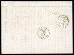 Stamp of Italian States » Naples 1861, 1/2 gr. bistro bruno, margini prevalentemente grandi e regolari, su lettera 