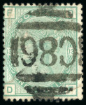 Stamp of Dominican Republic BRITISH OFFICES : Small selection of five stamps,