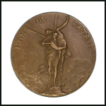 Stamp of Olympics » 1900 Paris 1900 Paris Exposition Union des Sociétés de Tir de France miniature medal for the 7th National Shooting Competition
