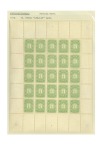 Stamp of Russia » Zemstvos Konstantinograd : 1913-14 1k green and 3k carmine rose in complete mint sheets of 25 stamps