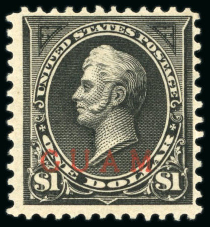 Stamp of United States » U.S. Possessions » Guam 1899 $1 black type II unused
