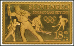 Stamp of Olympics » 2002 Salt Lake City 2002 Salt Lake City gold stamp of Slovakia in presentation case