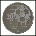 Stamp of Thematics » Sport and Games » Football 2004 FIFA Centenary set of 4 gold and 4 silver coins in a wooden presentation case