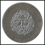 Stamp of Olympics » 1996 Atlanta 1996 Centenary Switzerland gold and silver medallions from the Basel Coin Show