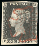 Stamp of Large Lots and Collections 1840-1890 Great Britain Queen Victoria collection including 1d blacks, 1d red and some surface printed
