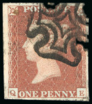 Stamp of Large Lots and Collections 1840-1852 GB Queen Victoria collection of over 700 penny reds predominately four margins pl. 1b to 170