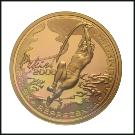 Stamp of Olympics » 2008 Beijing Polish Olympic Committee gold coin, 90% purity, 15.5g