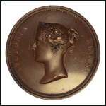 Stamp of Great Britain » Line Engraved Essays, Plate Proofs, Colour Trials and Reprints 1837 William Wyon City Medal in bronze, 55mm