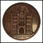 Stamp of Great Britain » Line Engraved Essays, Plate Proofs, Colour Trials and Reprints 1837 William Wyon City Medal in bronze, 55mm