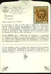 Stamp of United States » U.S. Possessions » Puerto Príncipe 1898 2c on 2m orange-brown, first printing, position 1, inverted surcharge, used, 