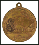 Stamp of Olympics » 1896 Athens » Memorabilia 1896 Athens commemorative medal in bronze, 28mm, by Houtopoulos, showing view of Olympic stadium on one side