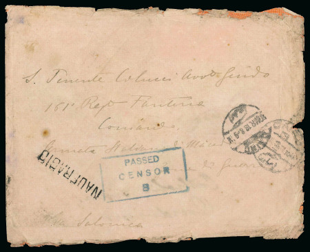 Stamp of Egypt » Collections EGYPT - WRECK MAIL: 1918-1942 Three covers one from