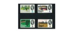 Stamp of Great Britain » Queen Elizabeth II 1964 20th International Geographical conference set of four imperforate imprimaturs