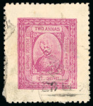 Stamp of Large Lots and Collections Indian States: A-W of Feudatory States and French/Portuguese India in 3 albums, with a strong range of revenues