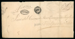 Stamp of Chile » Postal History 1884 (Nov 18) Official large registered envelope from Antofagasta to Valparaiso