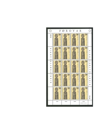Stamp of Faroe Islands Faroe Islands: 1979-84 accumulation of complete sheets