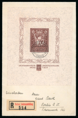 Stamp of Large Lots and Collections LIECHTENSTEIN: 1912-2015 Used collection mounted on