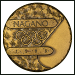 Stamp of Olympics » 1998 Nagano 1998 Nagano participation medal, very fine.