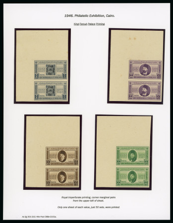 Stamp of Large Lots and Collections EGYPT - COMMEMORATIVES: 1925-1956 Small assembly neatly