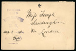 Stamp of Russia » Russia Imperial Pre-Stamp Postal History 1897 Stampless envelope sent registered from the palace of the Empress of Russia Maria Feodorovna