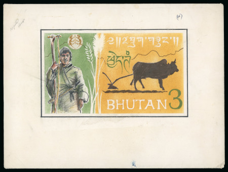 Stamp of Large Lots and Collections BHUTAN: 1955-2000