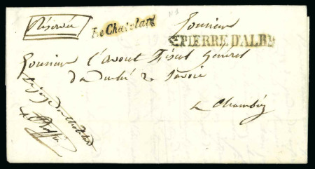 Stamp of Auction catalogues 1841, Lettre datée du 24 janvier avec marque postale