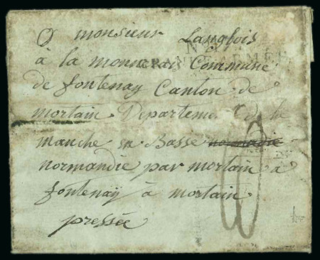 Stamp of France 1807, N°17 Grande Armée, Lettre datée du 1er septembre