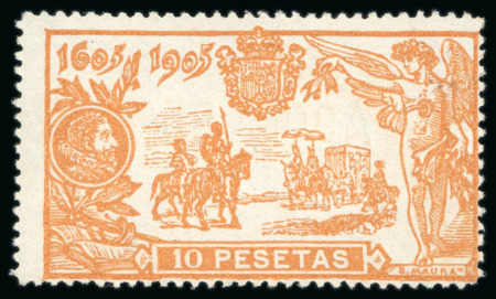 Stamp of Spain 1905 "El Quiote" mint n.h. set of 10