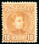 Stamp of Spain 1901-05 Alfonso XIII mint n.h. set of 15, fine to very