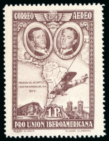 Stamp of Spain 1930 Ibero-America mint n.h. sets of 17 and 9