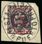 Stamp of United States » U.S. Possessions » Puerto Príncipe 1898 5c on 1c black-violet, fourth printing, position 4